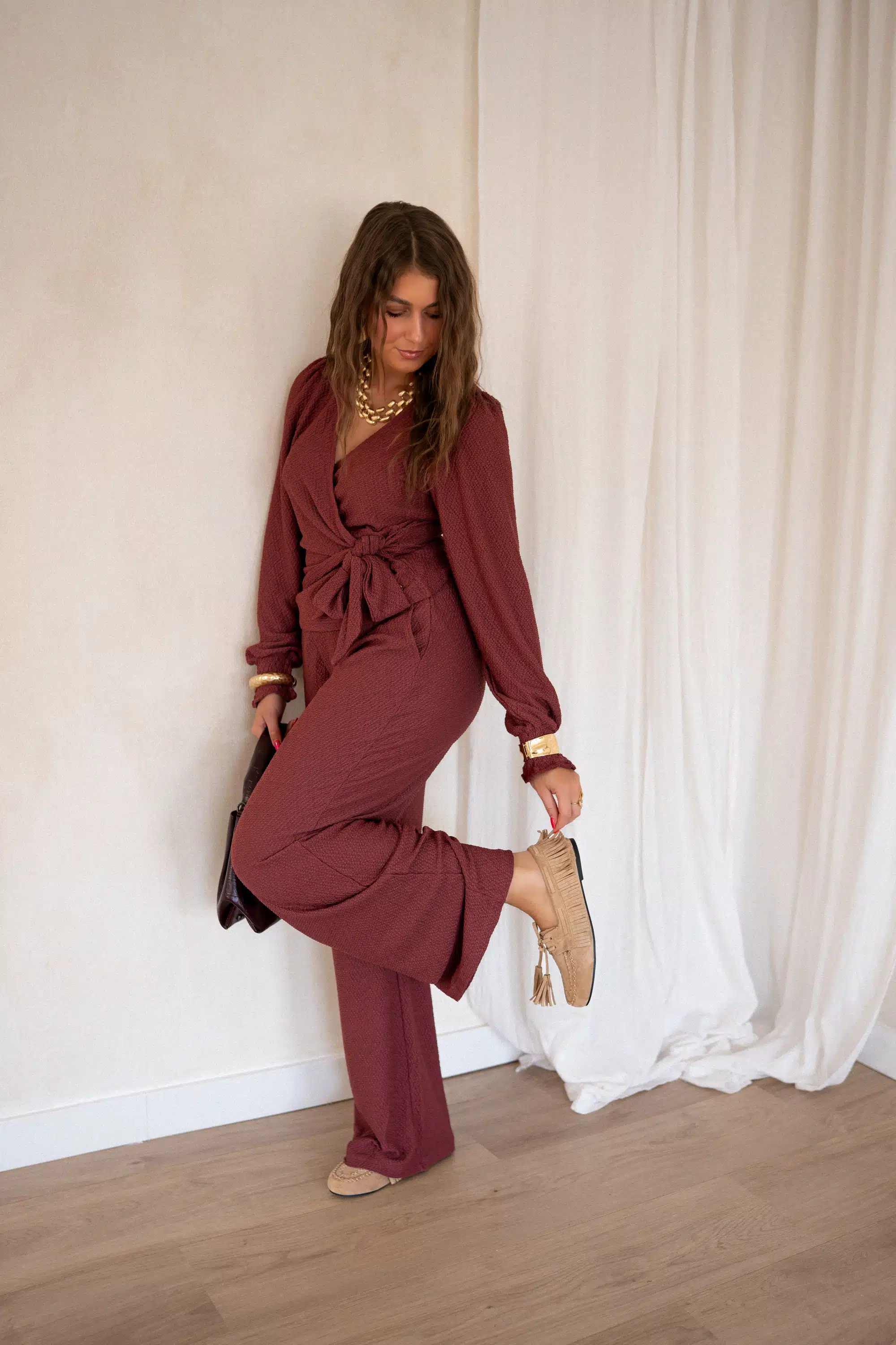 Lofty Manner Pant Mea Brick Red - Afbeelding 6