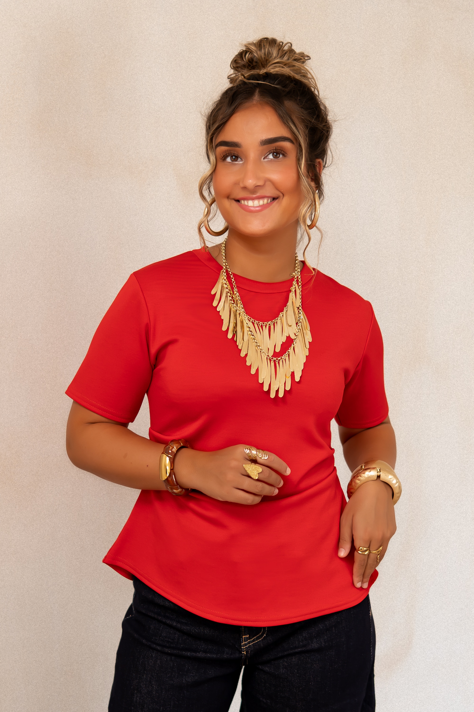 Cece Top Red