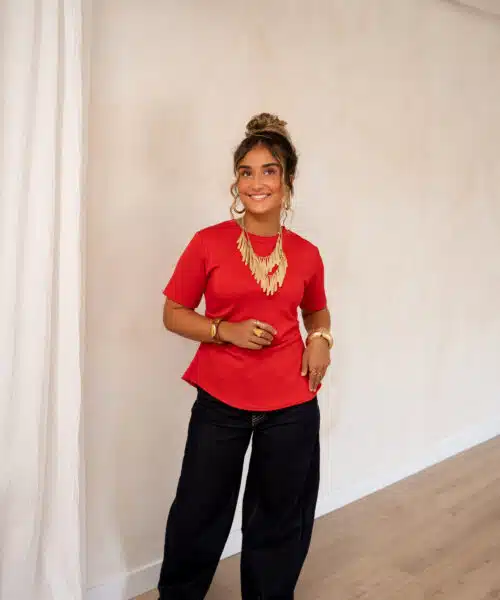 Cece Top Red - Afbeelding 5