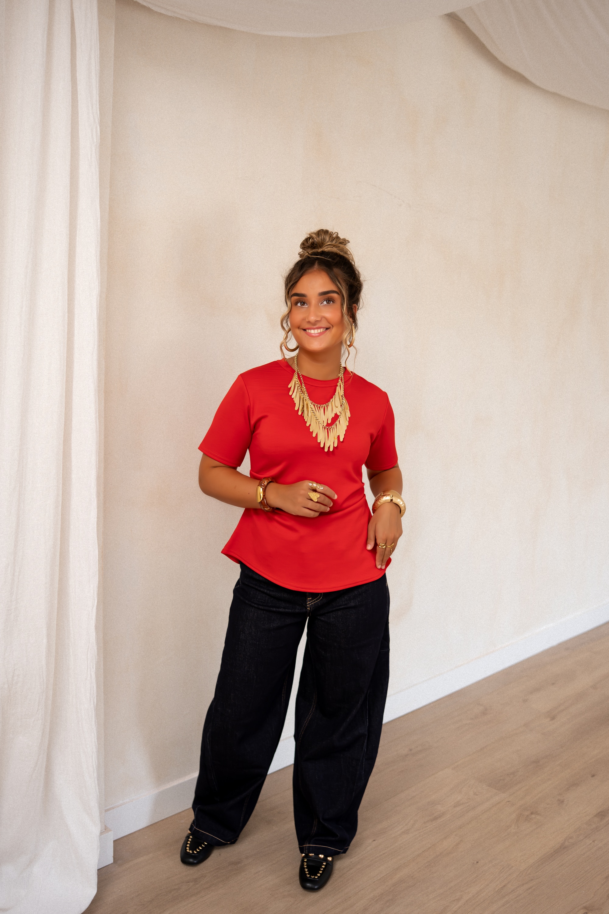 Cece Top Red - Afbeelding 5