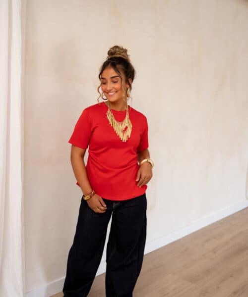 Cece Top Red - Afbeelding 3