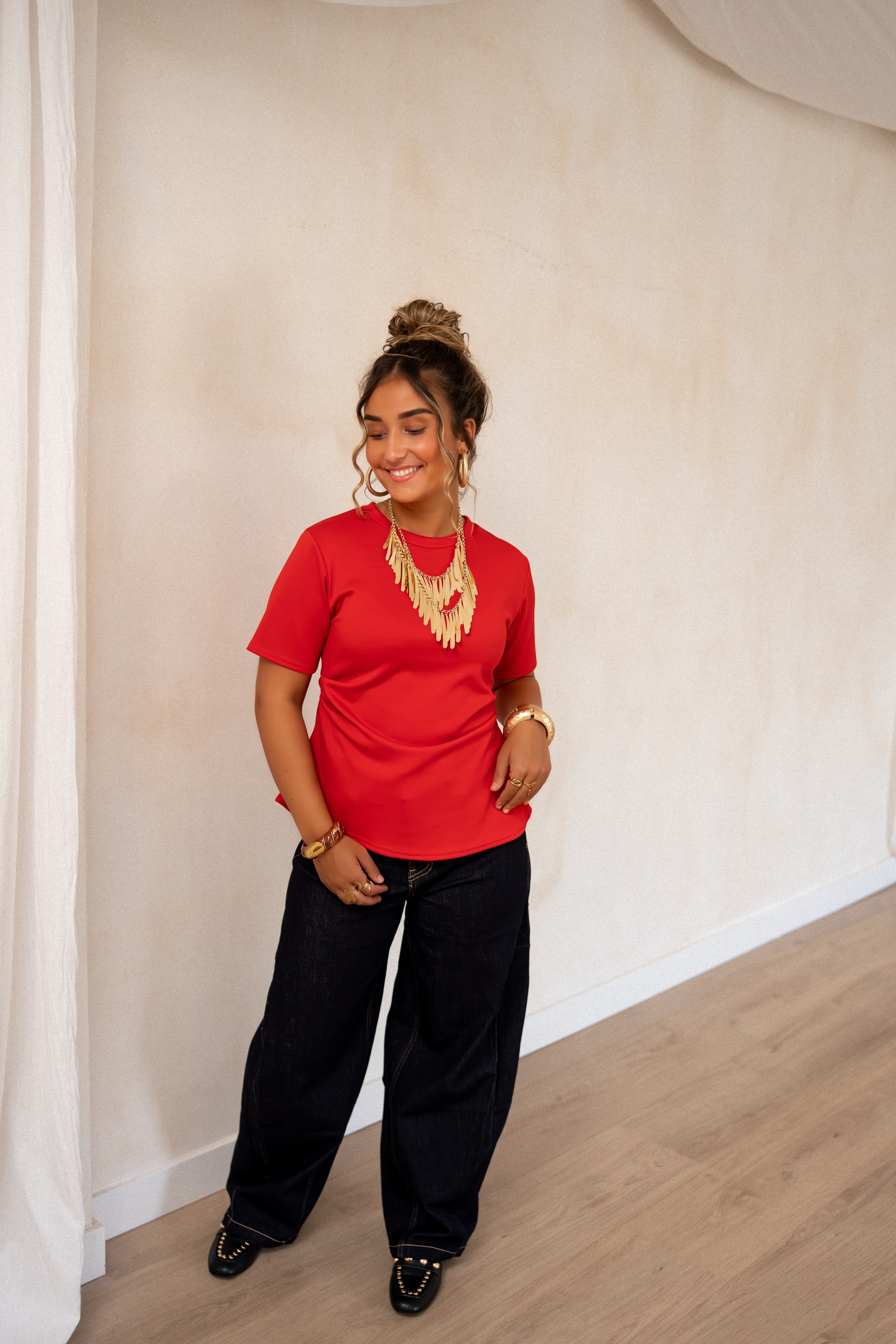 Cece Top Red - Afbeelding 3