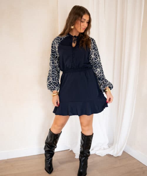 Lofty Manner Dress Ivra Dark Blue - Afbeelding 6