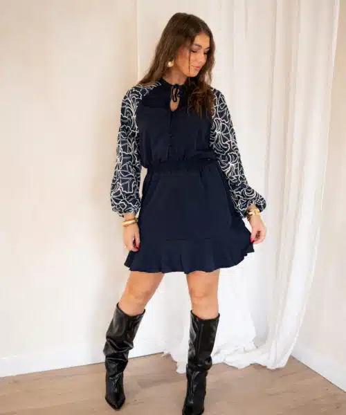 Lofty Manner Dress Ivra Dark Blue - Afbeelding 6