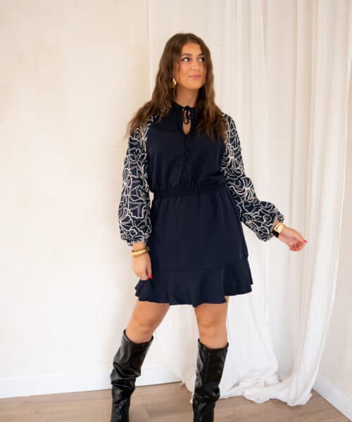 Lofty Manner Dress Ivra Dark Blue - Afbeelding 3