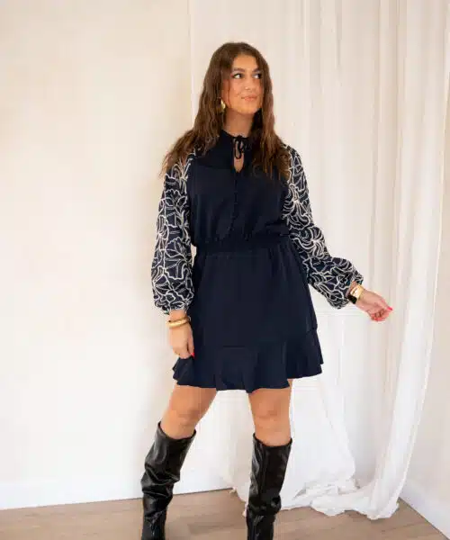 Lofty Manner Dress Ivra Dark Blue - Afbeelding 3