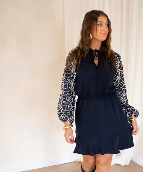 Alternative view of Lofty Manner Dress Ivra Dark Blue