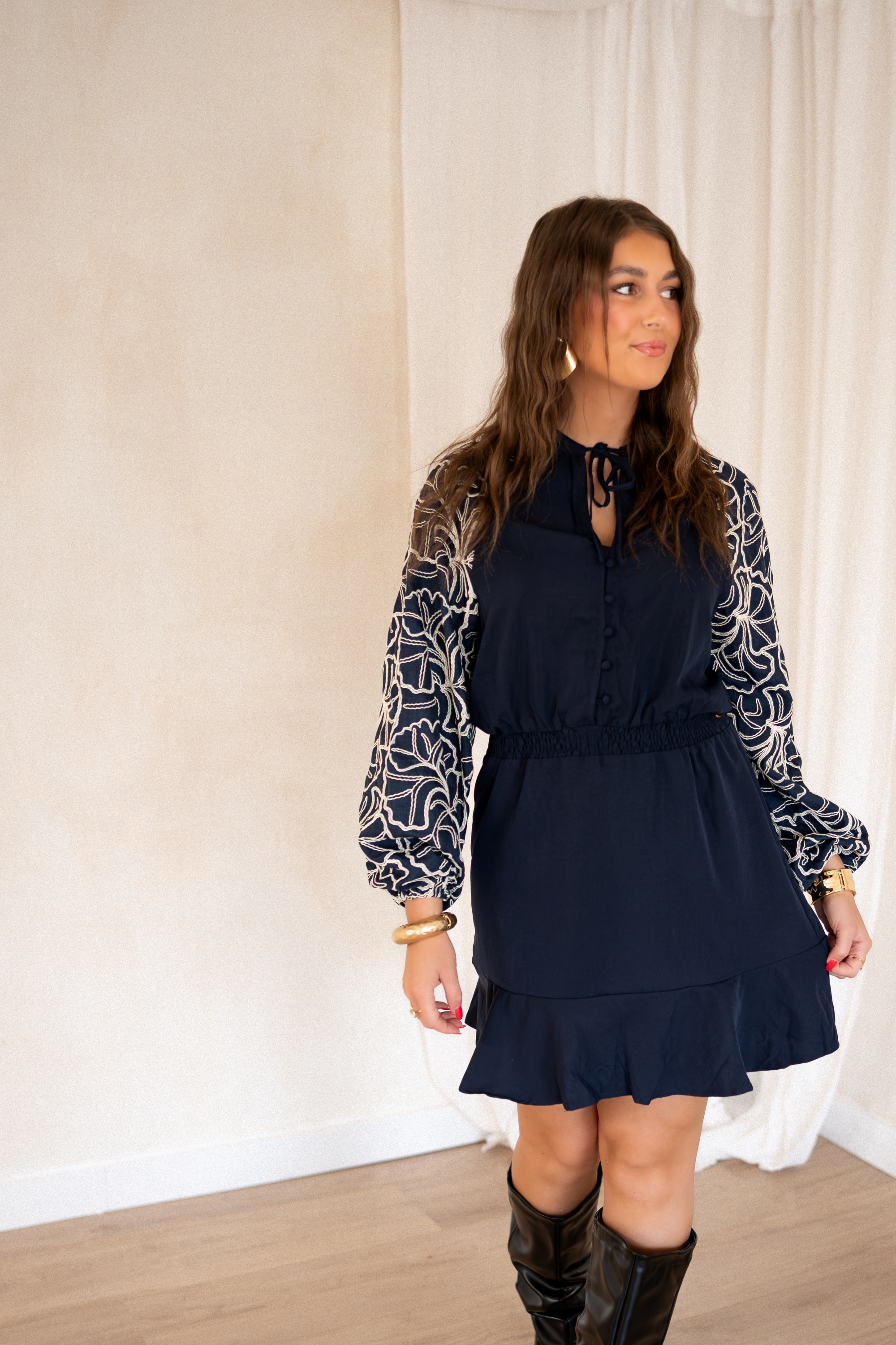 Lofty Manner Dress Ivra Dark Blue - Afbeelding 2