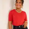 Lois Soft Top Red