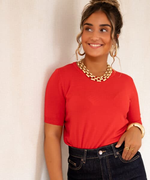 Lois Soft Top Red