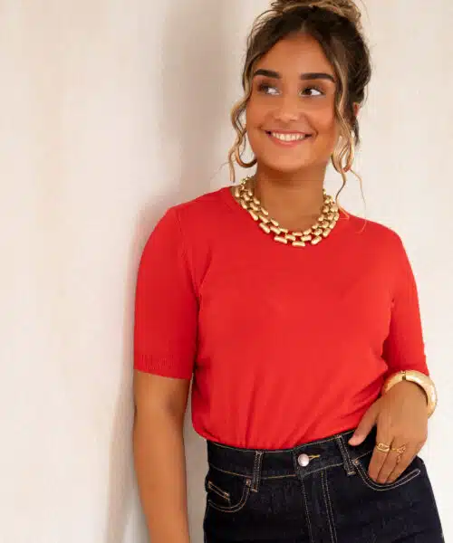 Lois Soft Top Red