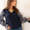 Lofty Manner Top Isuna Dark Blue