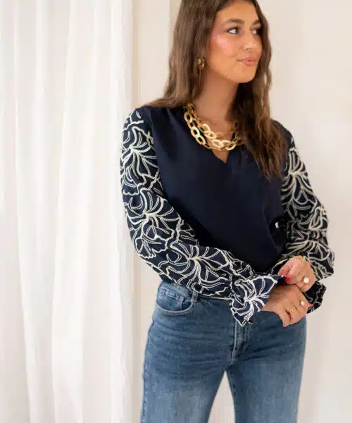 Lofty Manner Top Isuna Dark Blue - Afbeelding 5