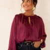 Sura Blouse Bordeaux^