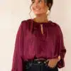 Sura Blouse Bordeaux^