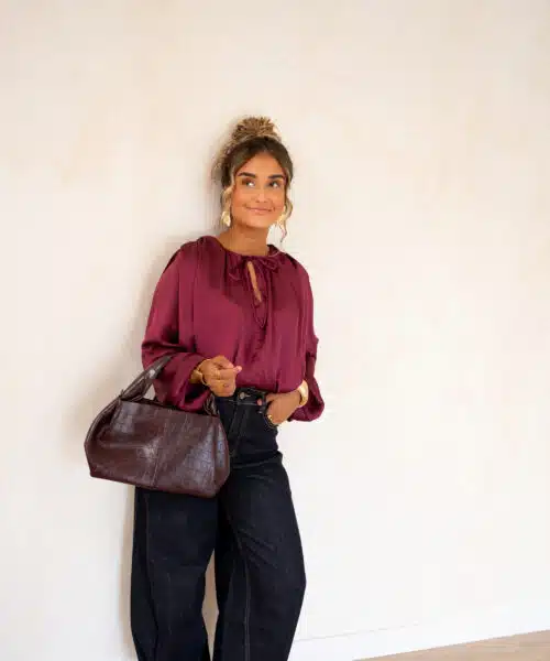 Sura Blouse Bordeaux^ - Afbeelding 7
