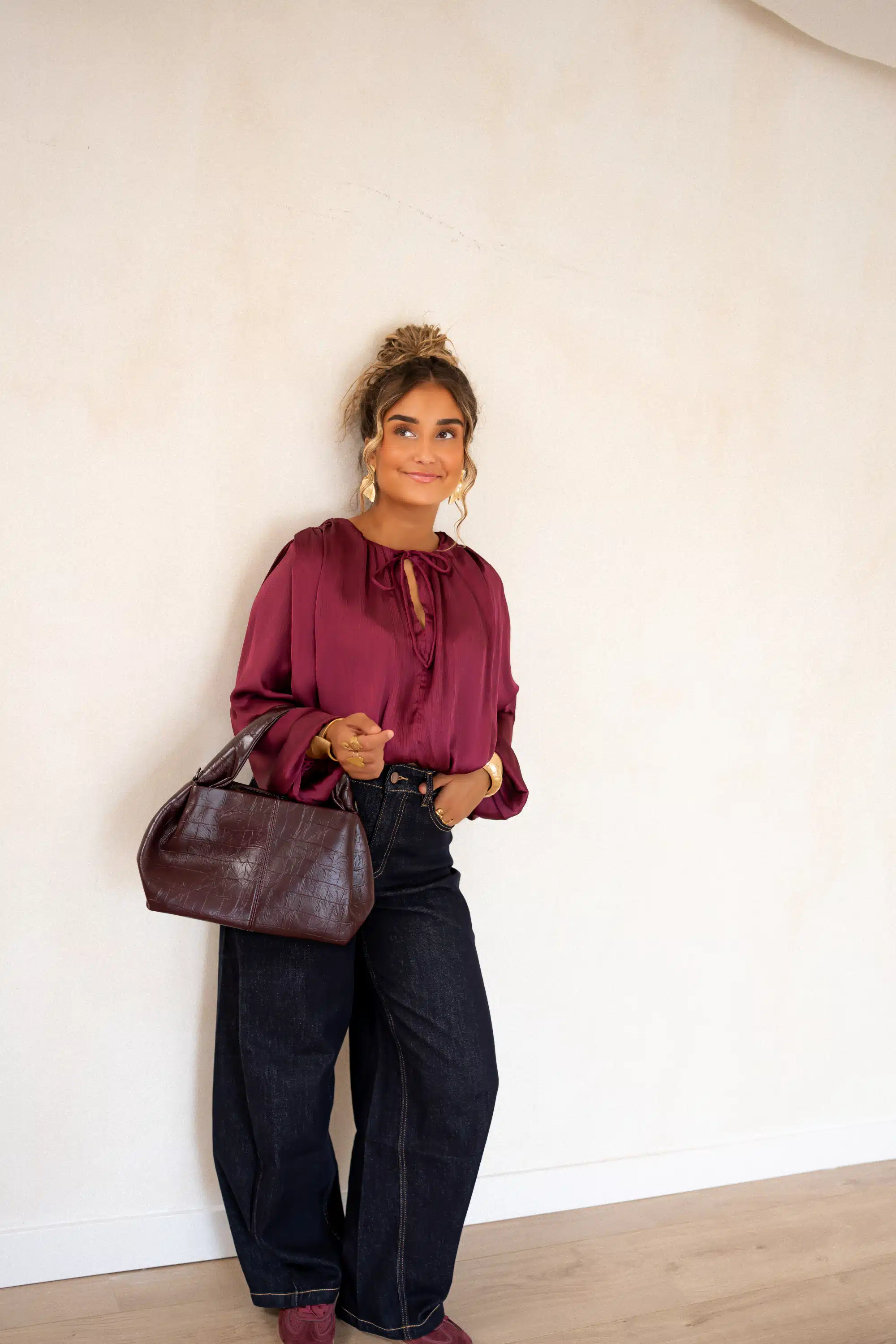 Sura Blouse Bordeaux^ - Afbeelding 7