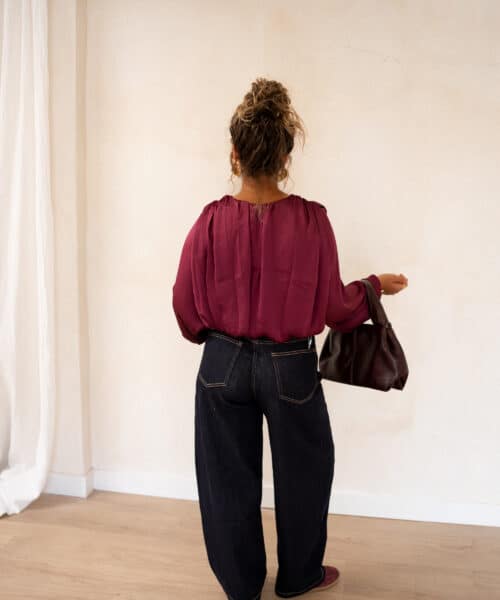 Sura Blouse Bordeaux^ - Afbeelding 8