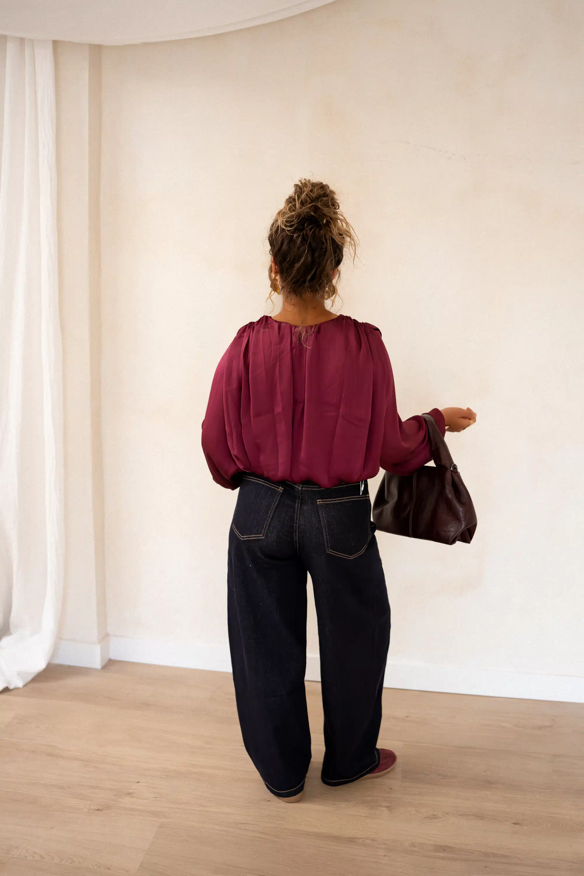 Sura Blouse Bordeaux^ - Afbeelding 8