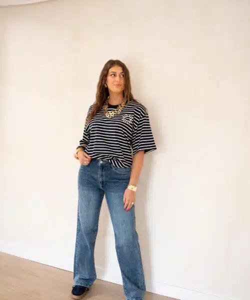 Lofty Manner Tshirt Imma Dark Blue - Afbeelding 4