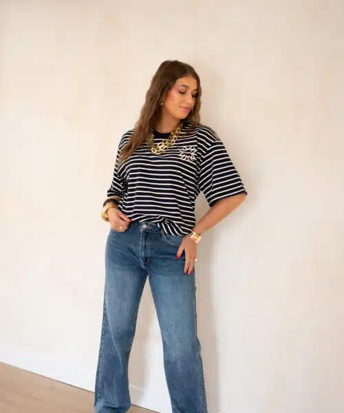 Lofty Manner Tshirt Imma Dark Blue - Afbeelding 5