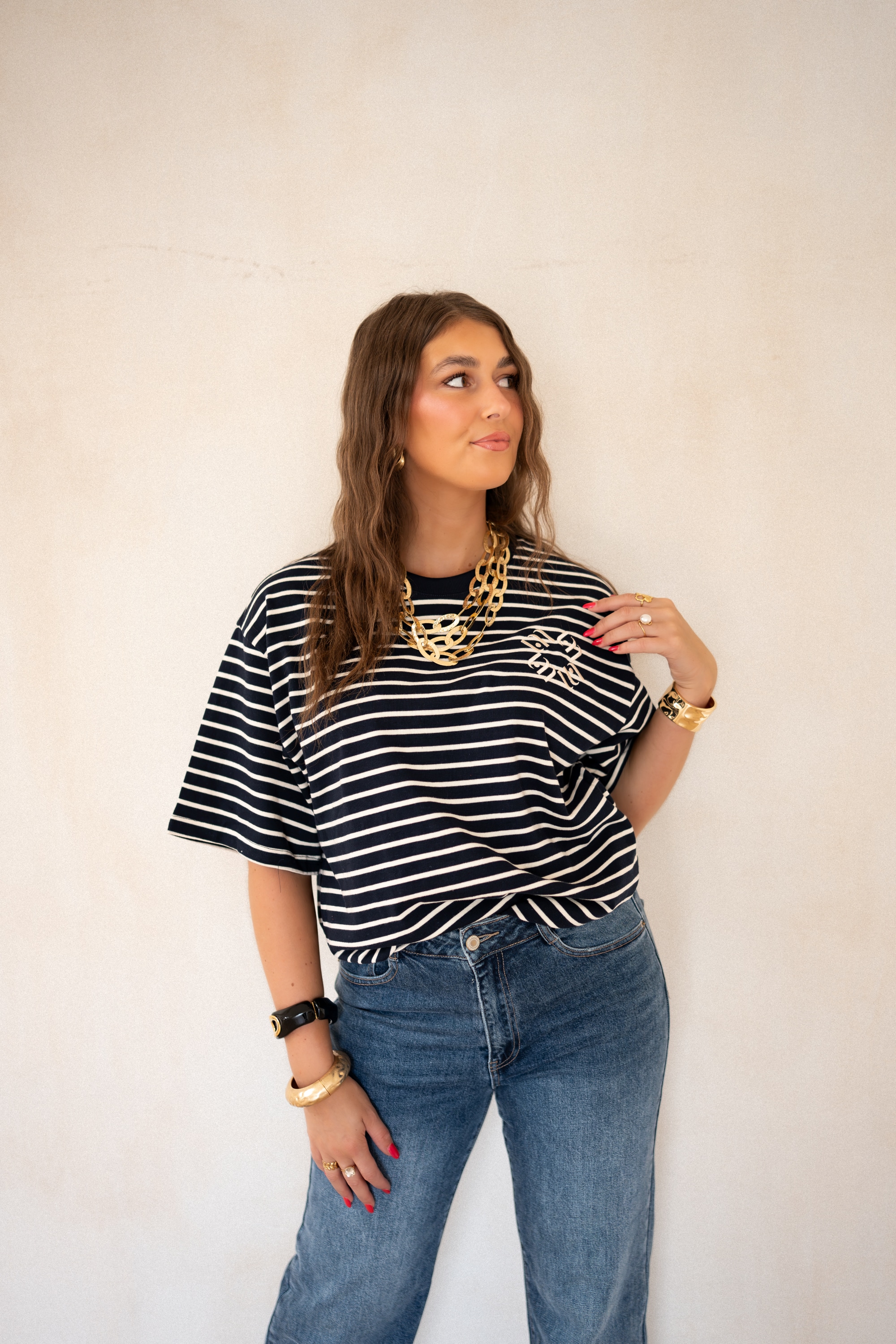 Lofty Manner Tshirt Imma Dark Blue - Afbeelding 2
