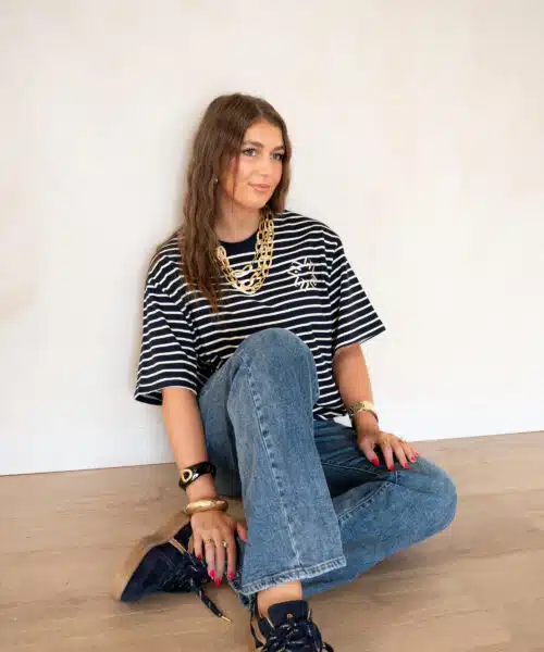 Lofty Manner Tshirt Imma Dark Blue - Afbeelding 3