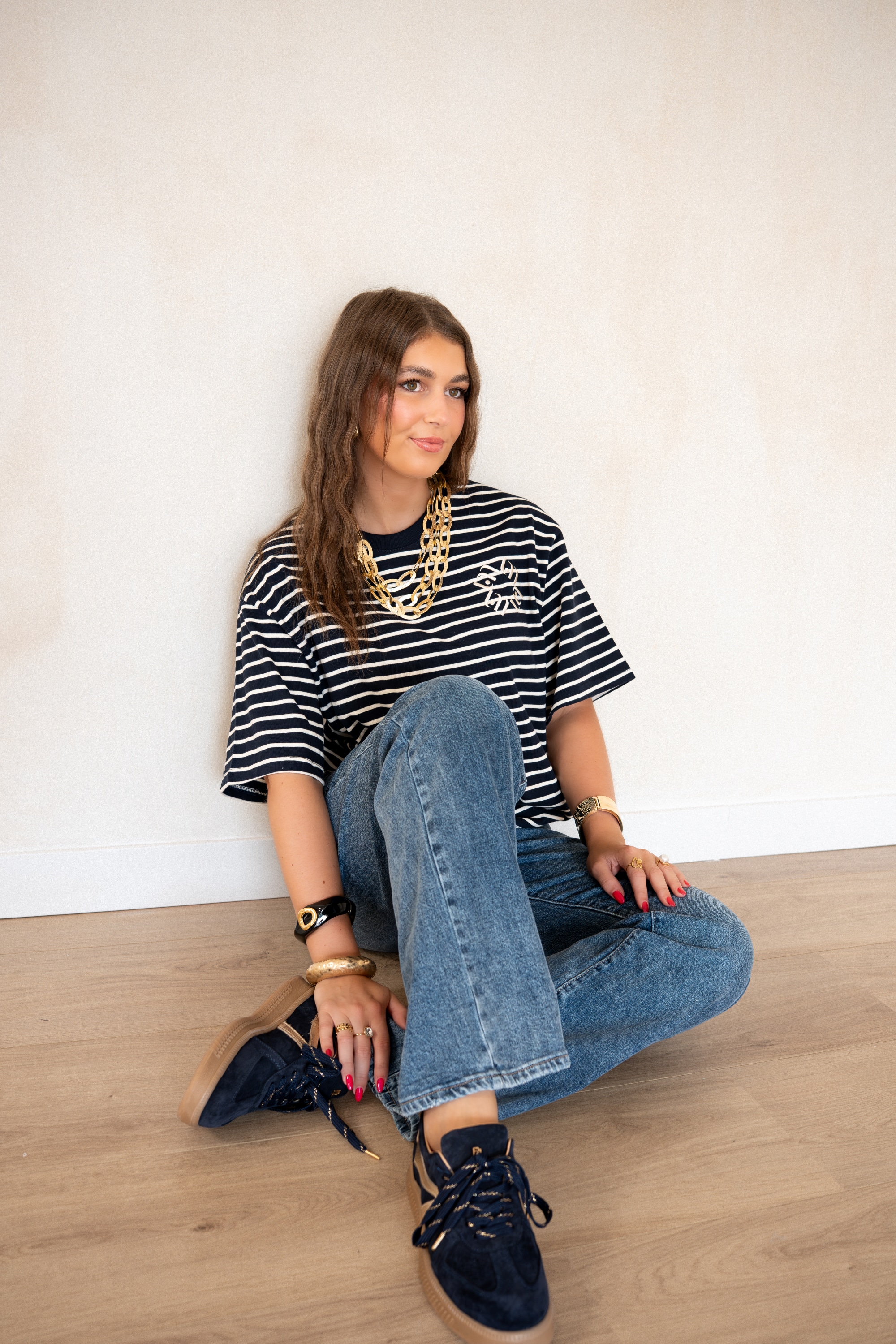 Lofty Manner Tshirt Imma Dark Blue - Afbeelding 3