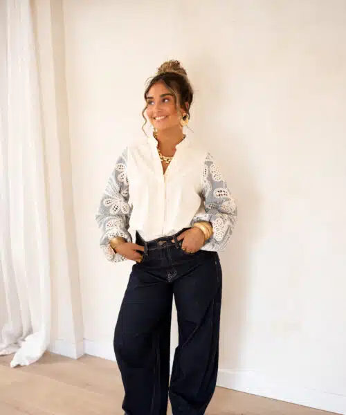 Lofty Manner Blouse Ismay Cream - Afbeelding 5