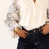 Lofty Manner Blouse Ismay Cream