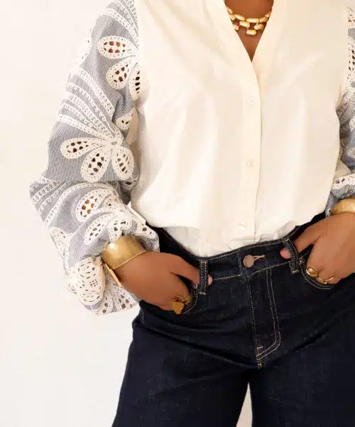 Lofty Manner Blouse Ismay Cream