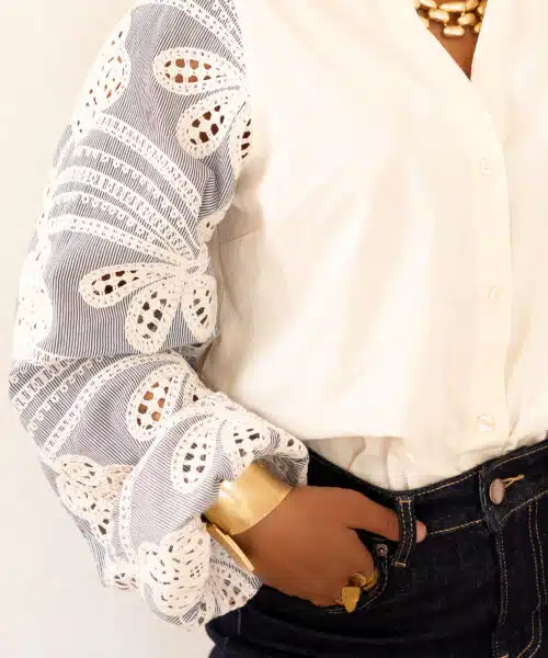 Lofty Manner Blouse Ismay Cream - Afbeelding 3