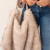 Fur Bag Beige