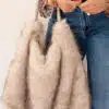 Fur Bag Beige