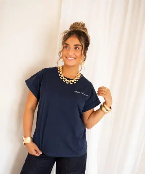 Lofty Manner Tshirt Isole Dark Blue - Afbeelding 8