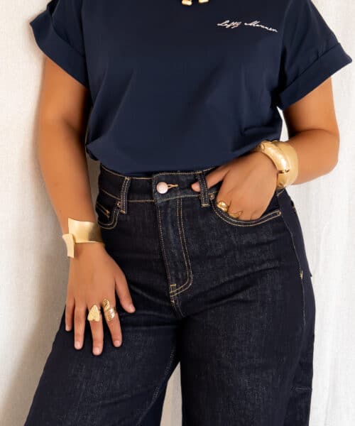 Lofty Manner Tshirt Isole Dark Blue - Afbeelding 4