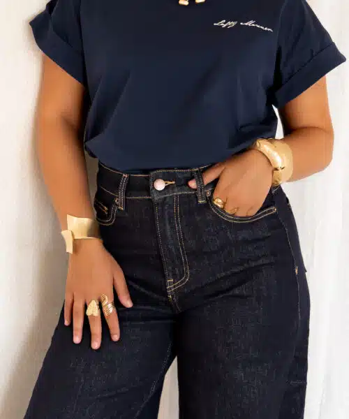 Lofty Manner Tshirt Isole Dark Blue - Afbeelding 4