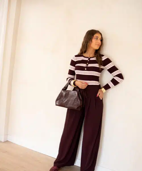Siem Stripe Body Bordeaux Pink # - Afbeelding 6