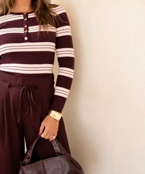 Siem Stripe Body Bordeaux Pink # - Afbeelding 3