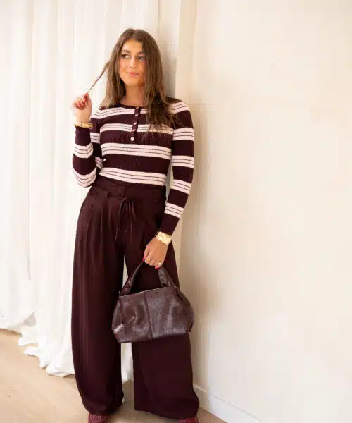 Siem Stripe Body Bordeaux Pink # - Afbeelding 7