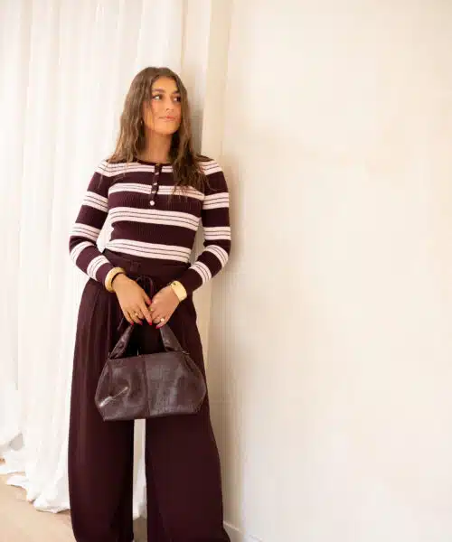 Siem Stripe Body Bordeaux Pink # - Afbeelding 4