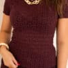Loue Lace Top Bordeaux #