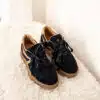 Babouche Sneaker Liva-48 Navy-Gold