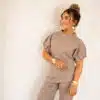 Licia Lace Set Taupe -