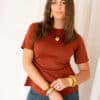 Cece Top Rust