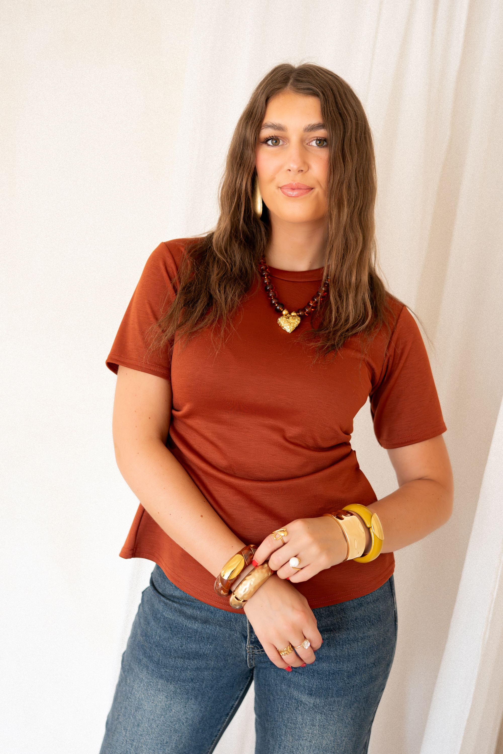Cece Top Rust