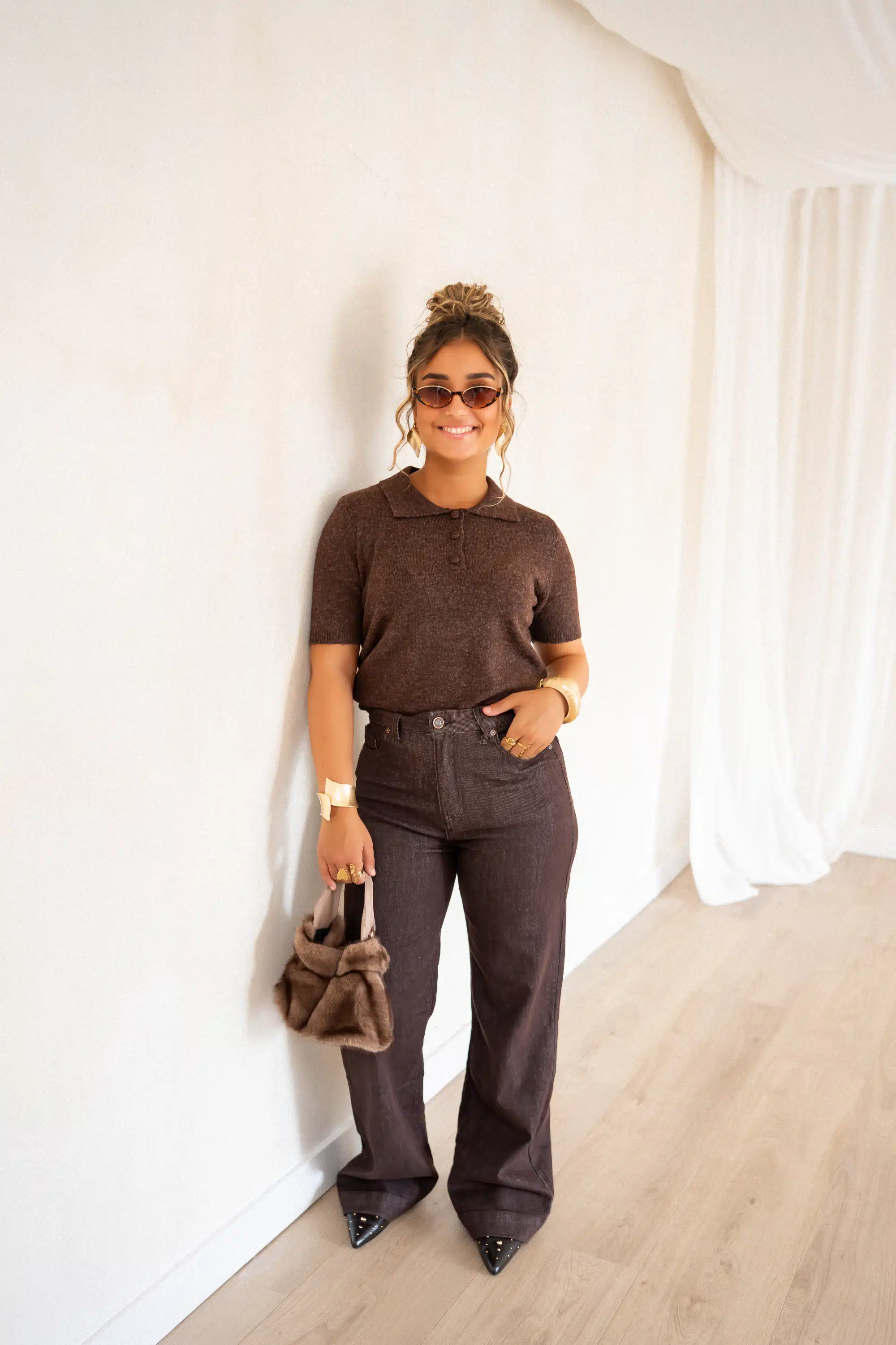 Noe Sweater Brown # - Afbeelding 3