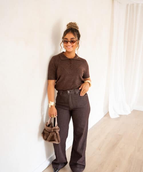 Noe Sweater Brown # - Afbeelding 4