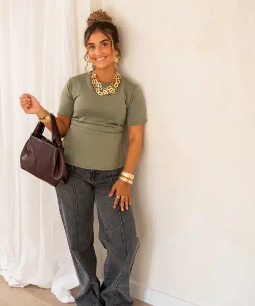 Cece Top Khaki - Afbeelding 6