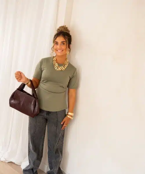 Cece Top Khaki - Afbeelding 4